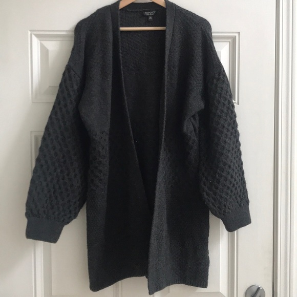 Topshop Sweaters - Topshop Honeycomb Oversized Cardigan | Size 10